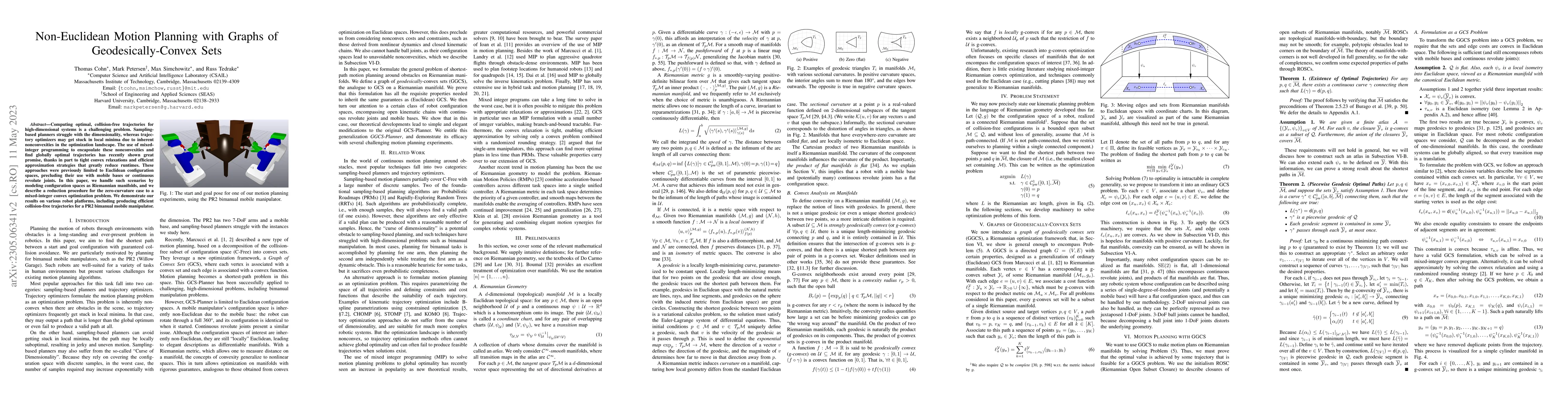 Thumbnail for Non-Euclidean Motion Planning with Graphs of Geodesically-Convex Sets