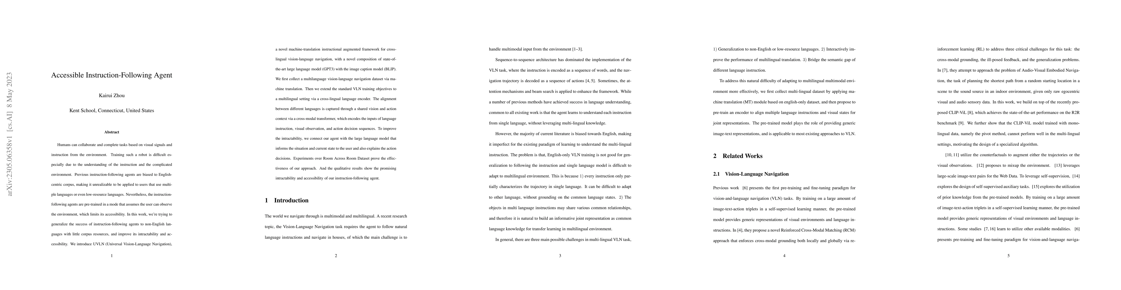 Thumbnail for Accessible Instruction-Following Agent