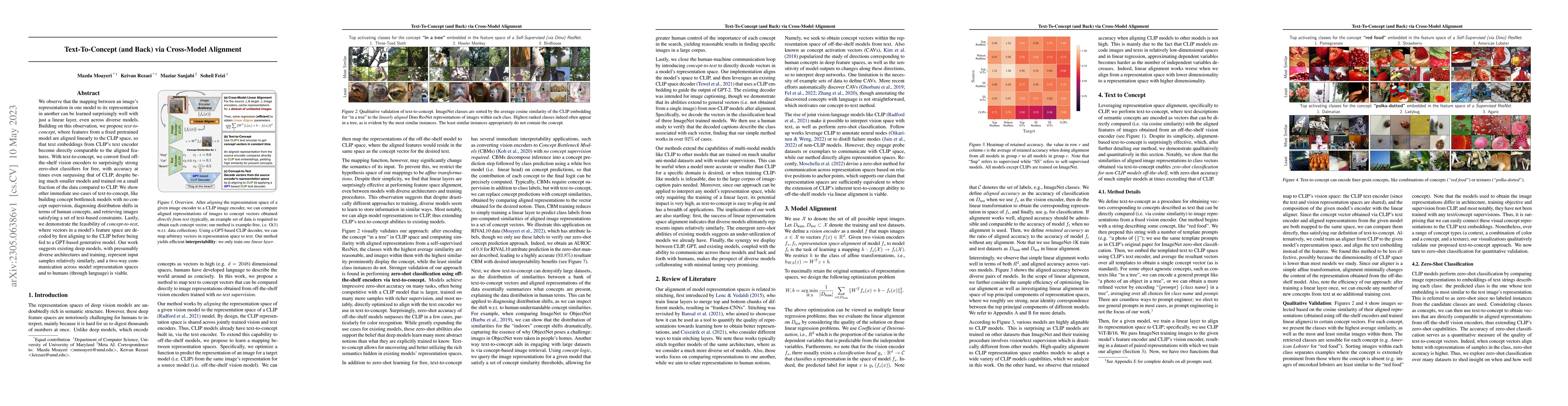 Thumbnail for Text-To-Concept (and Back) via Cross-Model Alignment