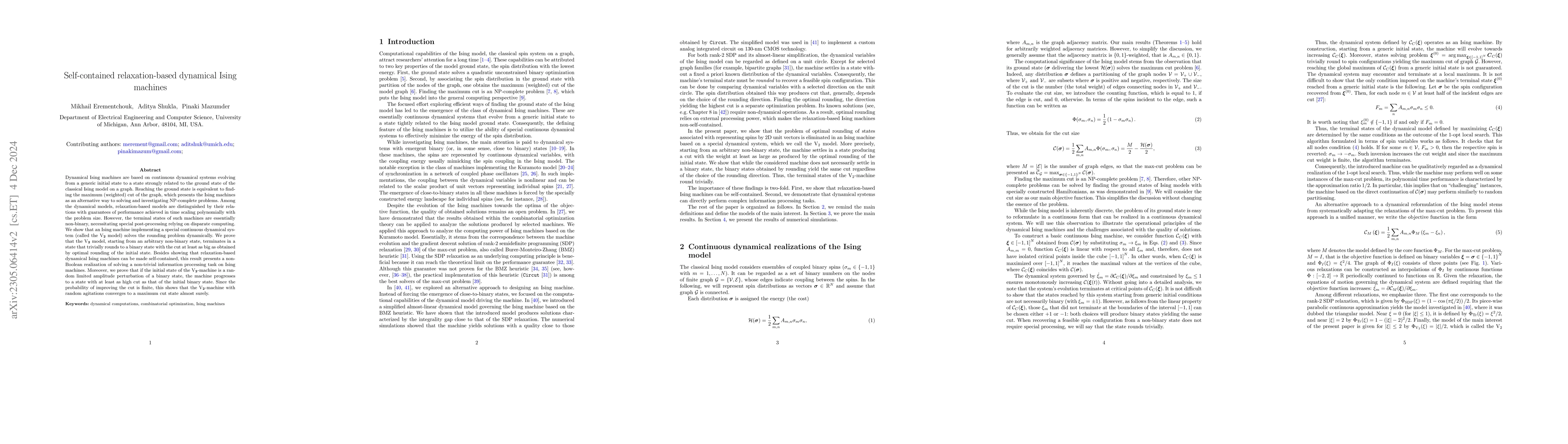 Thumbnail for Self-contained relaxation-based dynamical Ising machines
