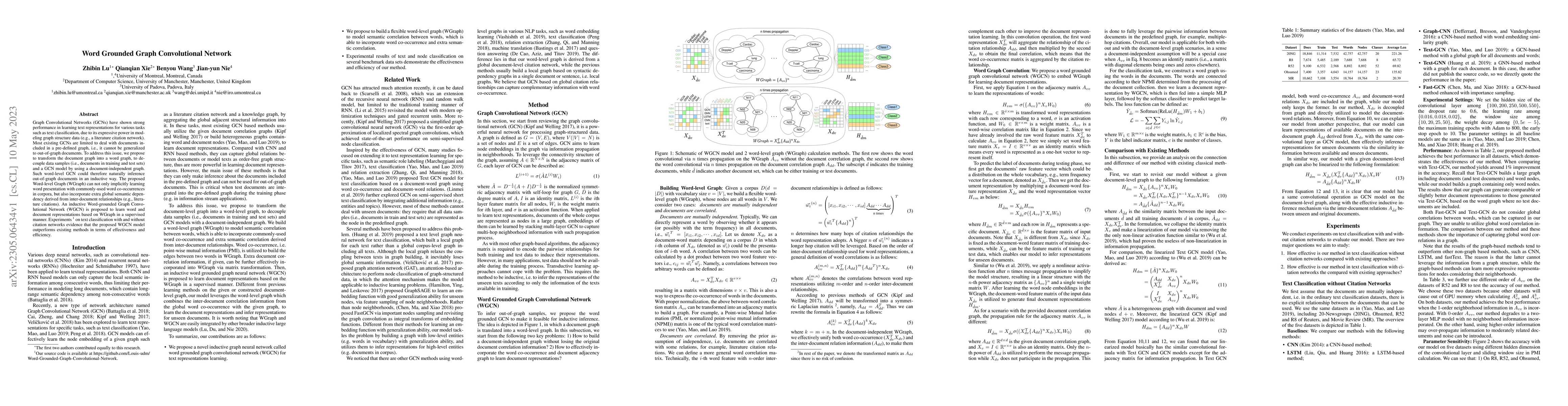 Thumbnail for Word Grounded Graph Convolutional Network