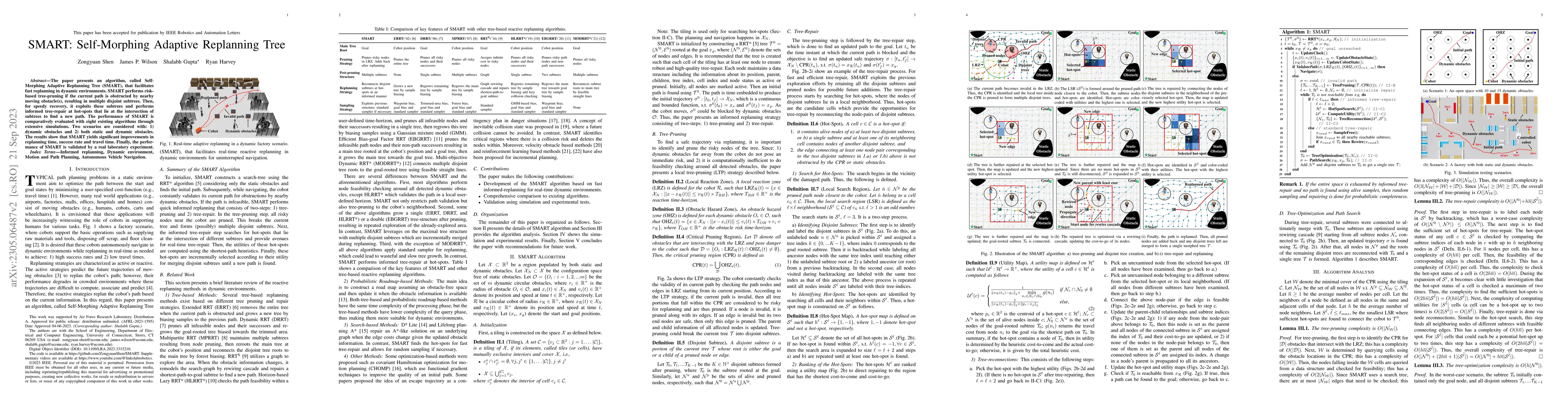 Thumbnail for SMART: Self-Morphing Adaptive Replanning Tree