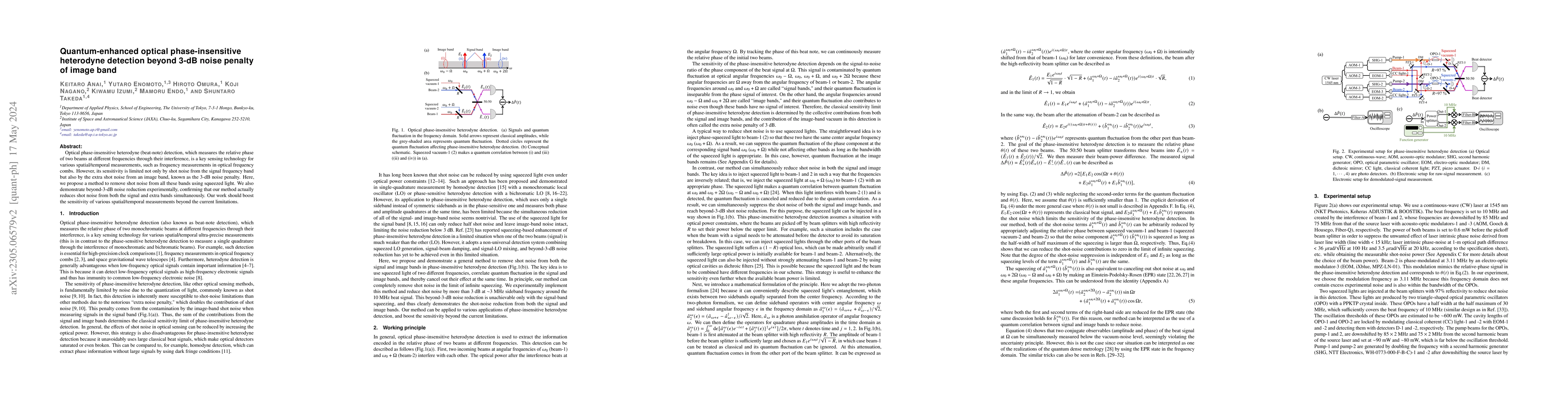 Thumbnail for Quantum-enhanced optical phase-insensitive heterodyne detection beyond
  3-dB noise penalty of image band