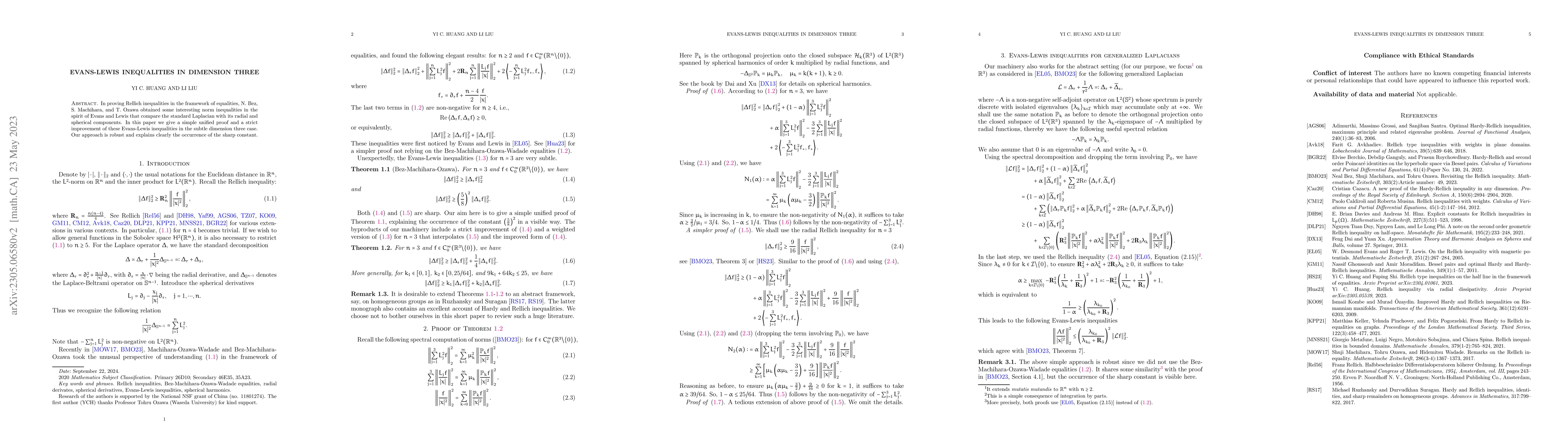 Thumbnail for Evans-Lewis inequalities in dimension three