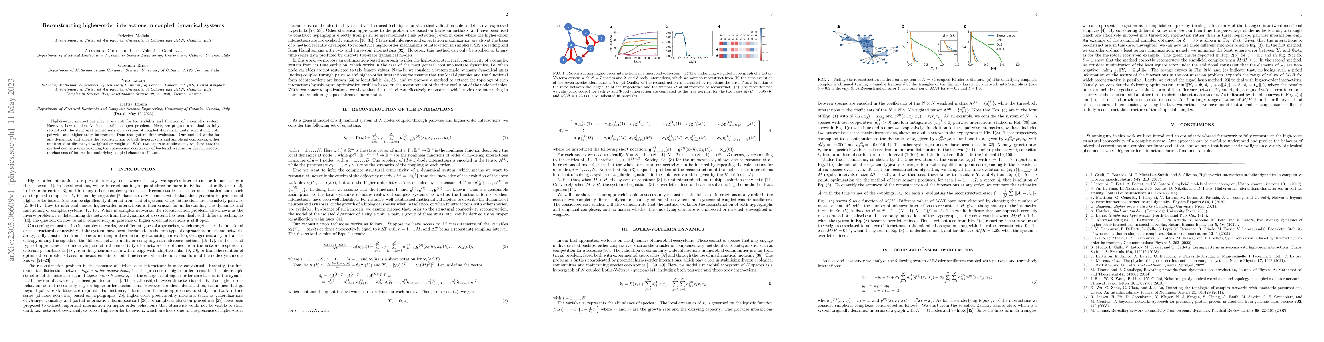 Thumbnail for Reconstructing higher-order interactions in coupled dynamical systems