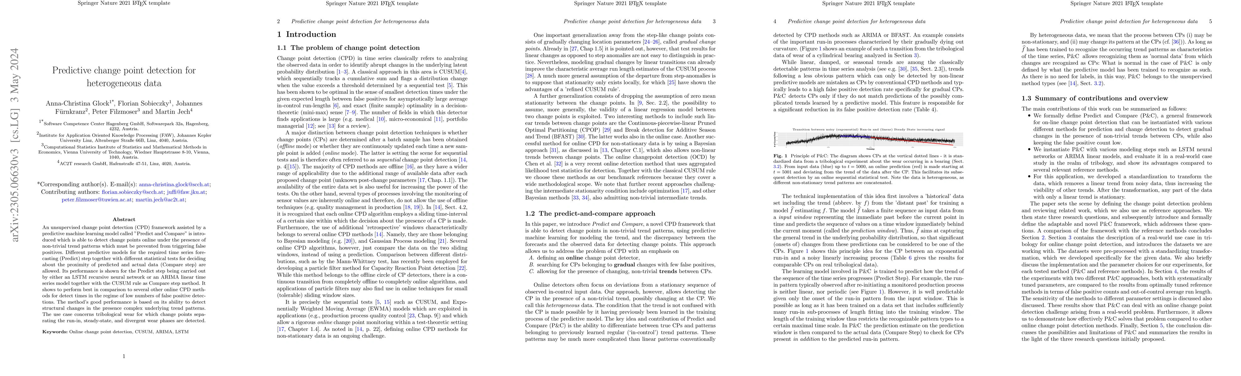 Thumbnail for Predictive change point detection for heterogeneous data