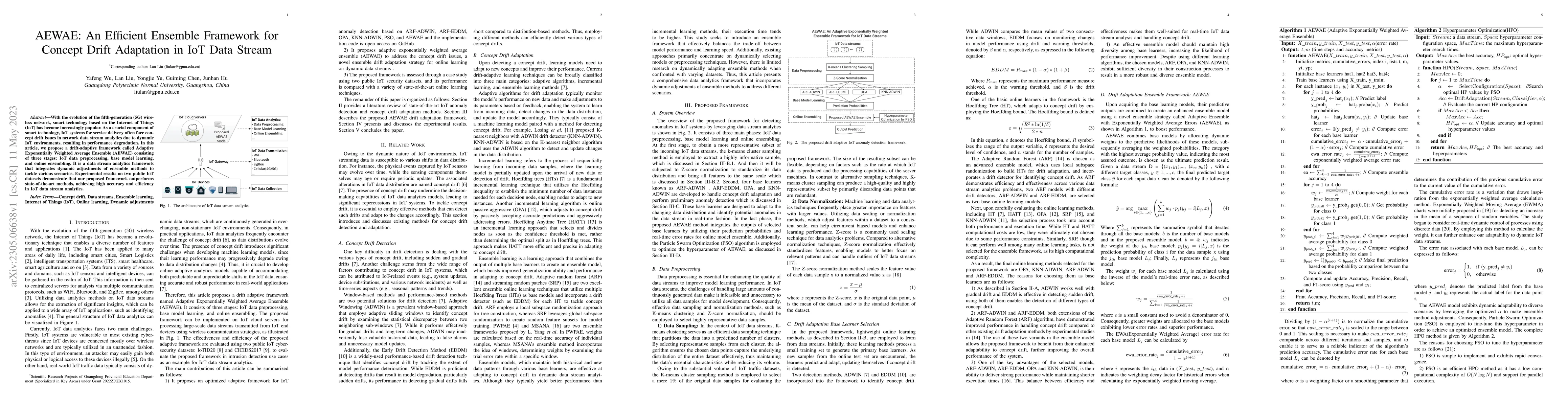 Thumbnail for An Adaptive Ensemble Framework for Addressing Concept Drift in IoT Data
  Streams