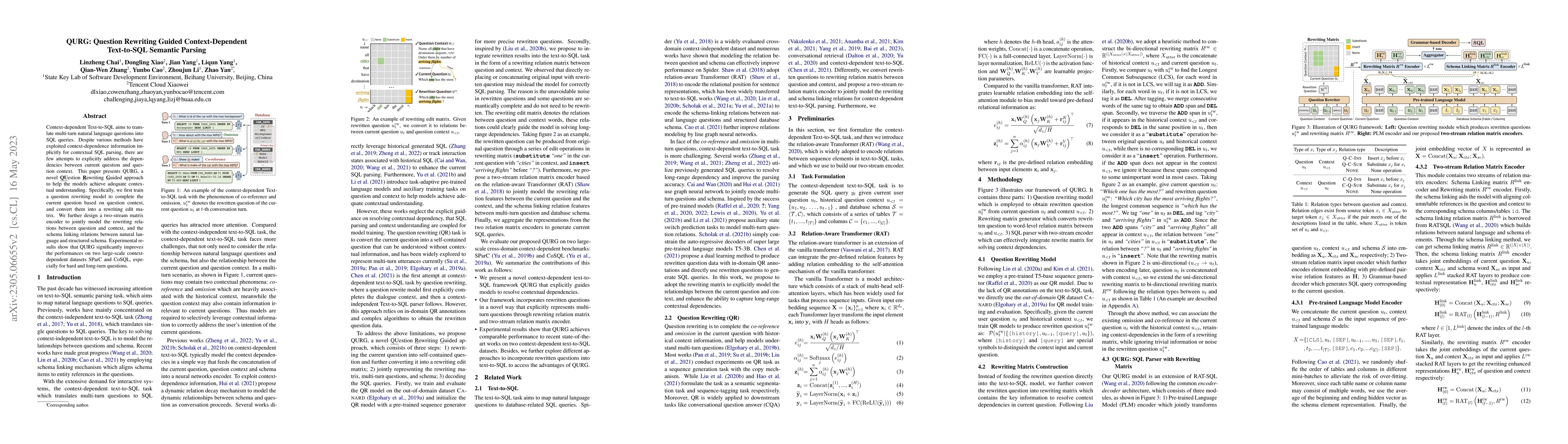 Thumbnail for QURG: Question Rewriting Guided Context-Dependent Text-to-SQL Semantic
  Parsing