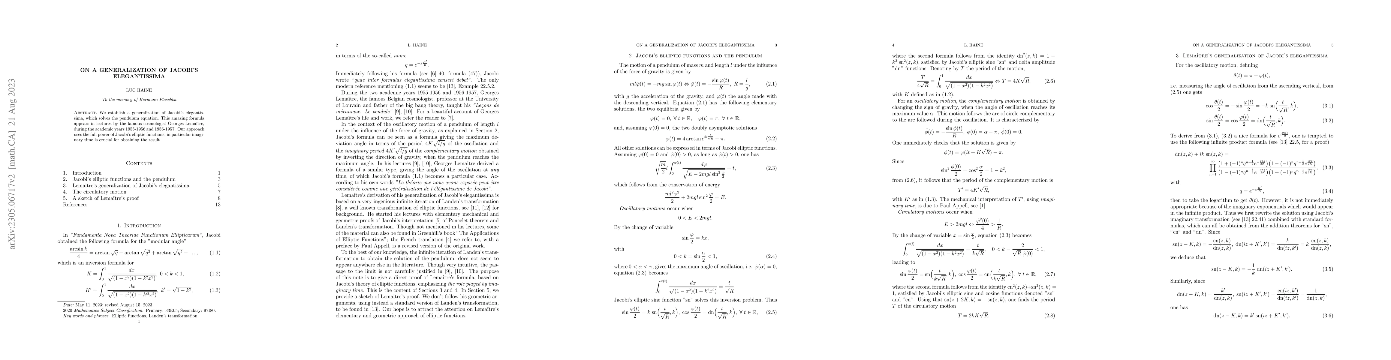Thumbnail for On a generalization of Jacobi's elegantissima