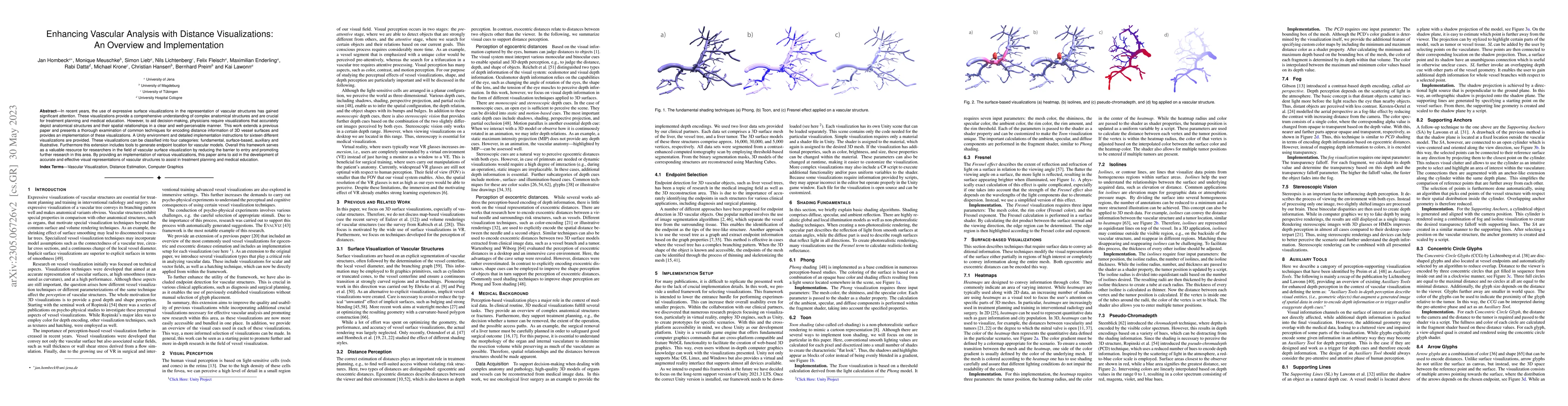 Thumbnail for Enhancing Vascular Analysis with Distance Visualizations: An Overview
  and Implementation
