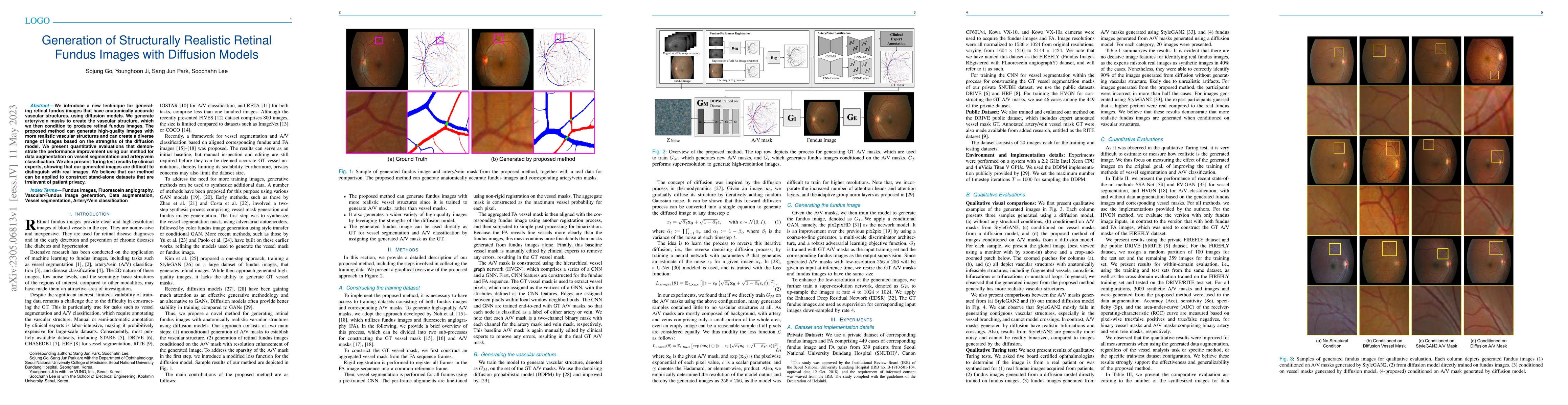 Thumbnail for Generation of Structurally Realistic Retinal Fundus Images with
  Diffusion Models