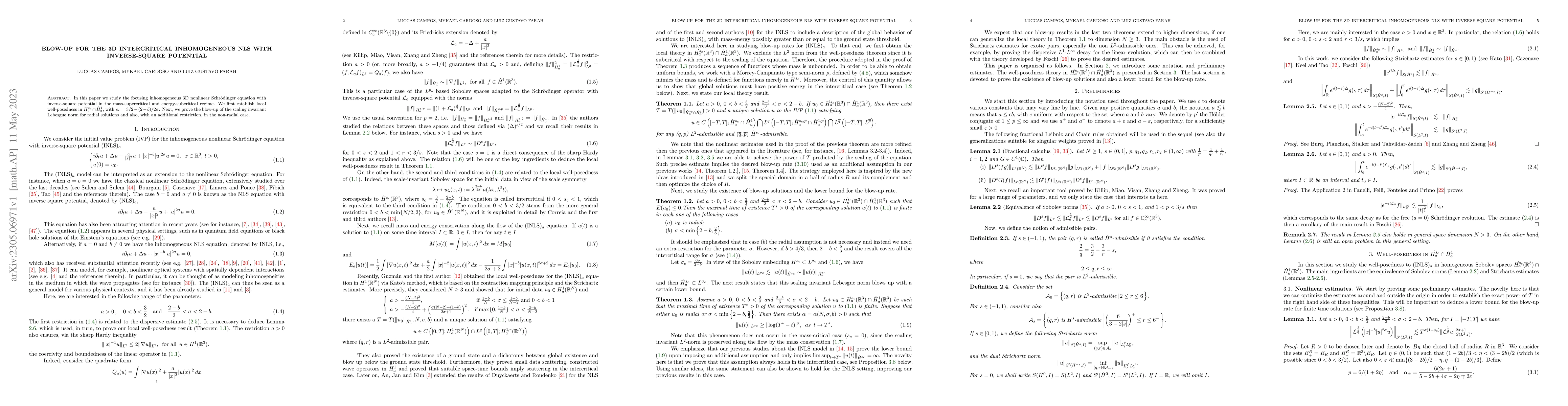 Thumbnail for Blow-up for the 3D intercritical inhomogeneous NLS with inverse-square
  potential