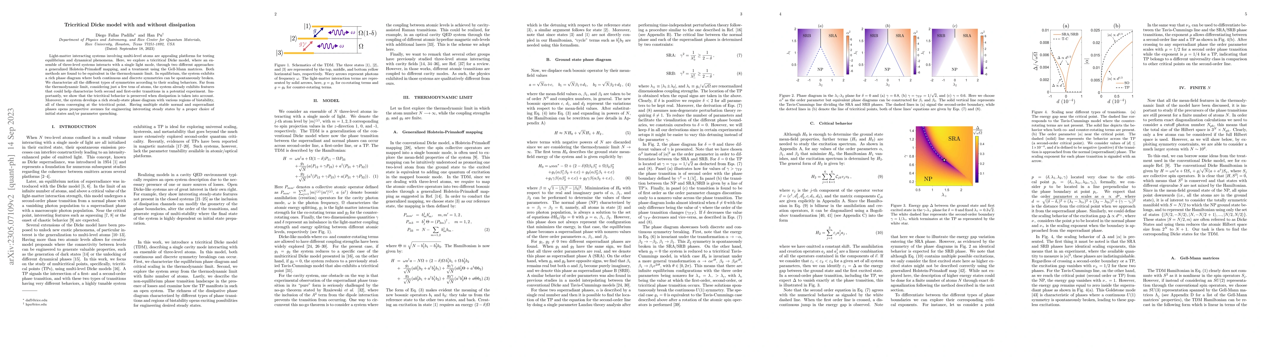 Thumbnail for Tricritical Dicke model with and without dissipation