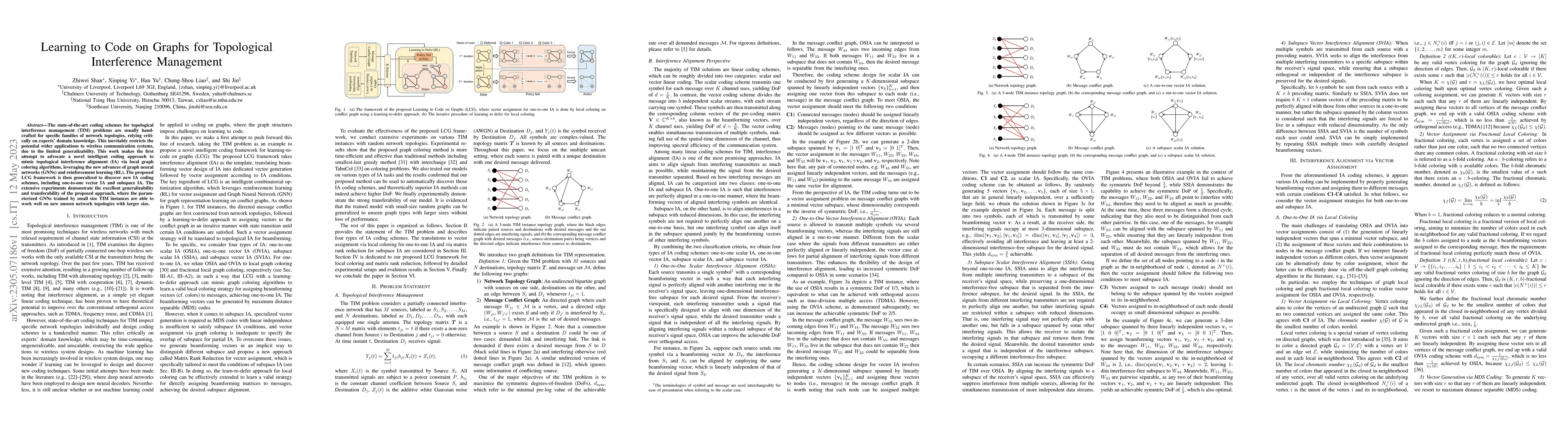 Thumbnail for Learning to Code on Graphs for Topological Interference Management