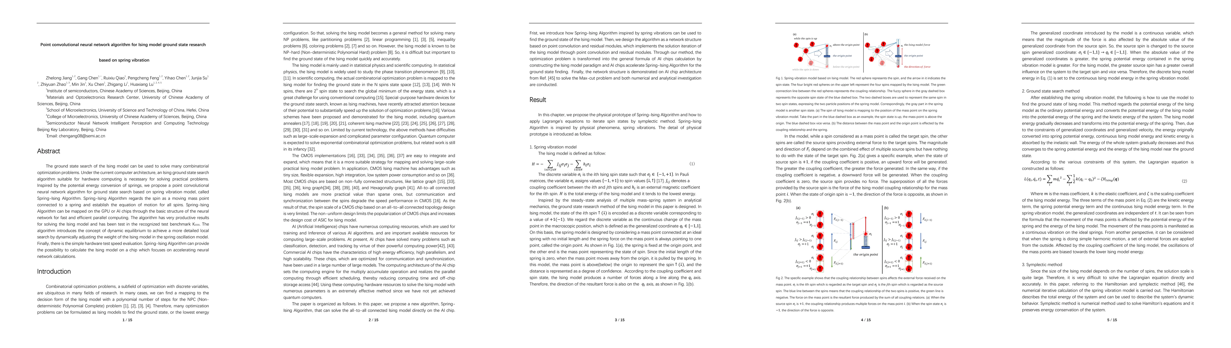 Thumbnail for Point convolutional neural network algorithm for Ising model ground
  state research based on spring vibration