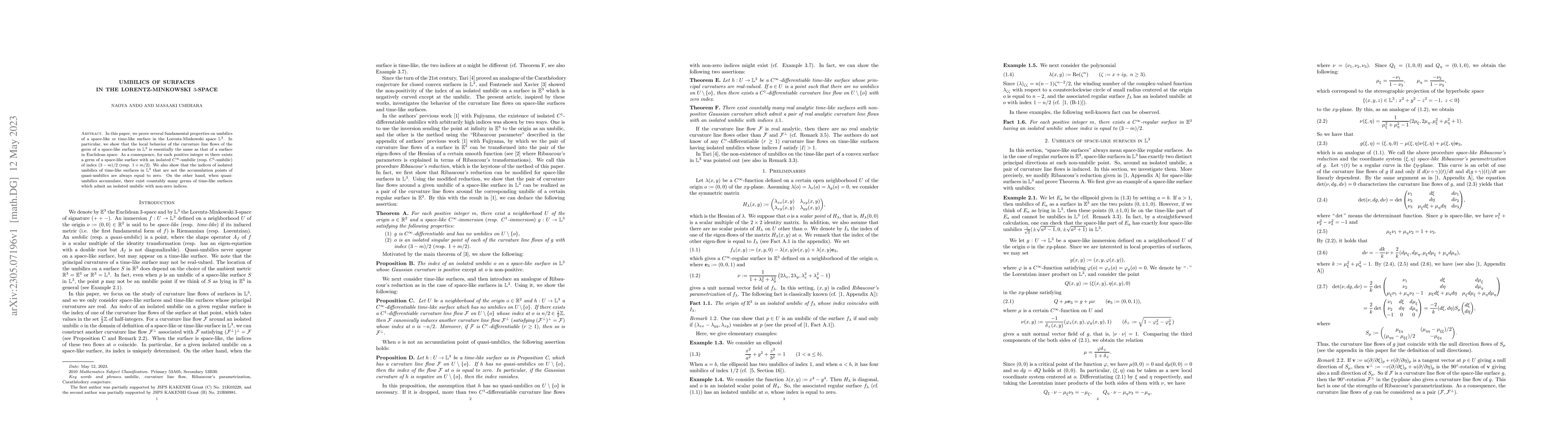 Thumbnail for Umbilics of surfaces in the Lorentz-Minkowski 3-space
