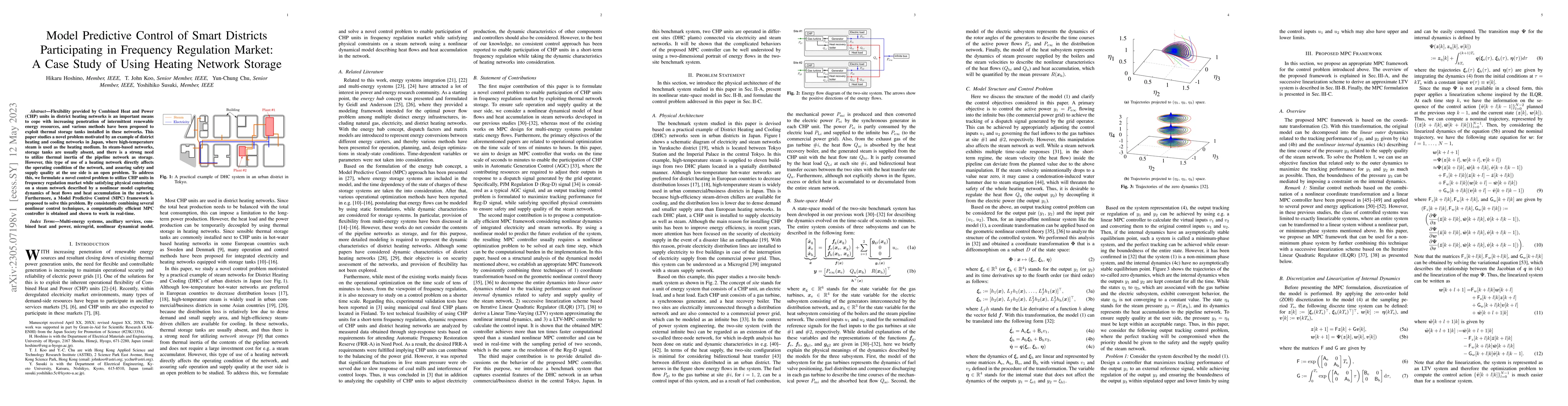 Thumbnail for Model Predictive Control of Smart Districts Participating in Frequency
  Regulation Market: A Case Study of Using Heating Network Storage