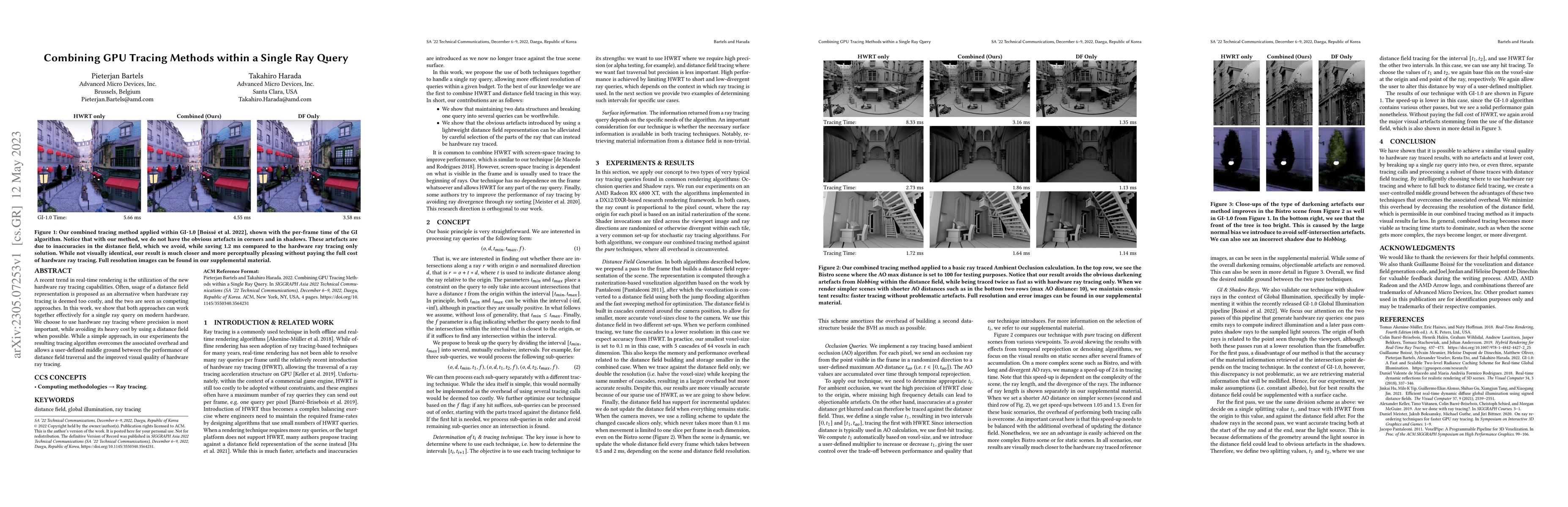 Thumbnail for Combining GPU Tracing Methods within a Single Ray Query