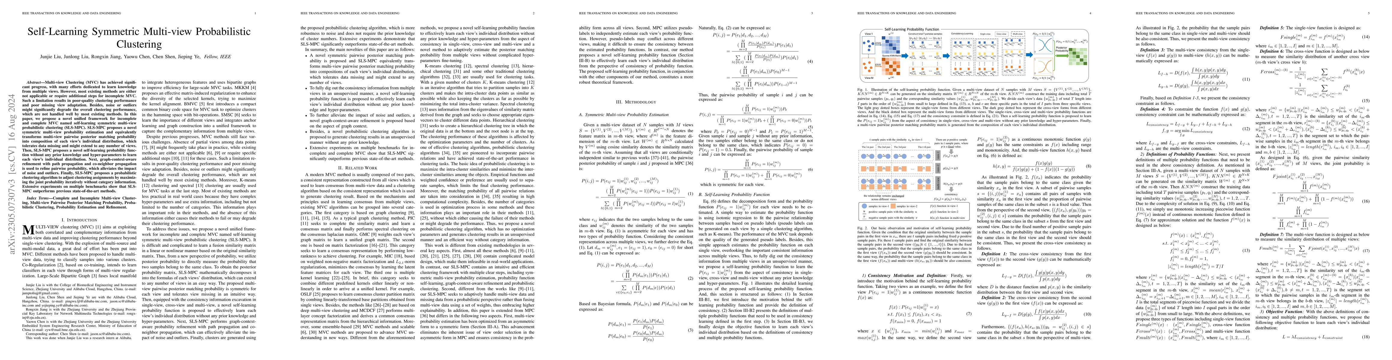 Thumbnail for Self-Learning Symmetric Multi-view Probabilistic Clustering