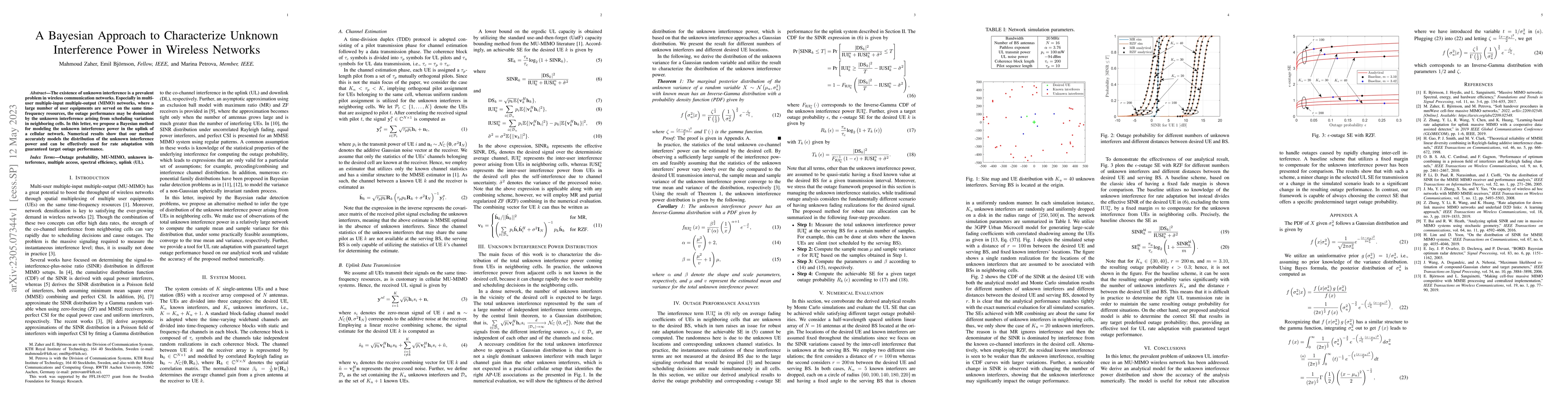 Thumbnail for A Bayesian Approach to Characterize Unknown Interference Power in
  Wireless Networks