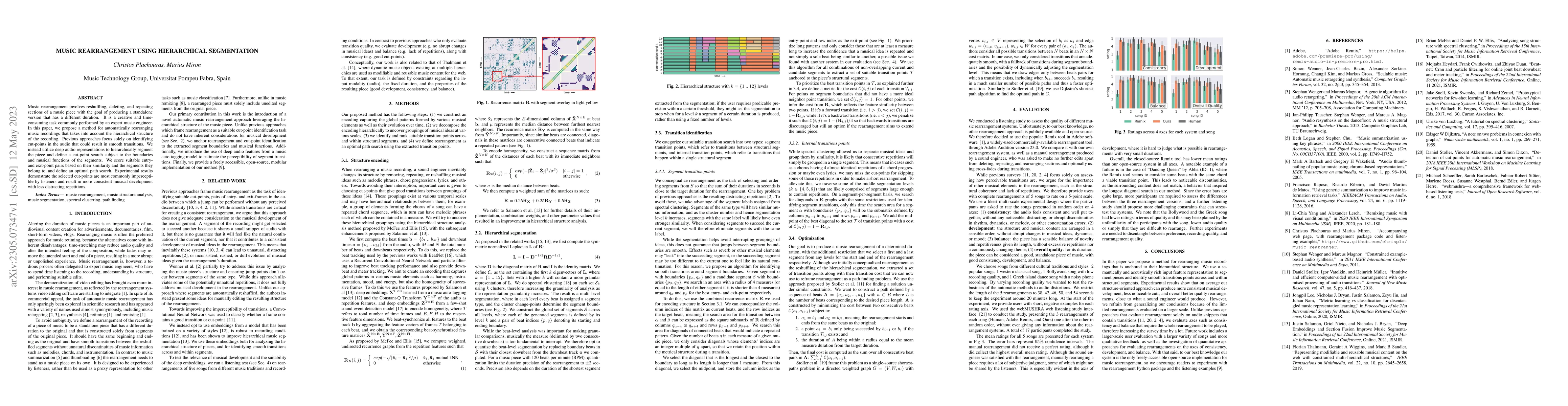 Thumbnail for Music Rearrangement Using Hierarchical Segmentation