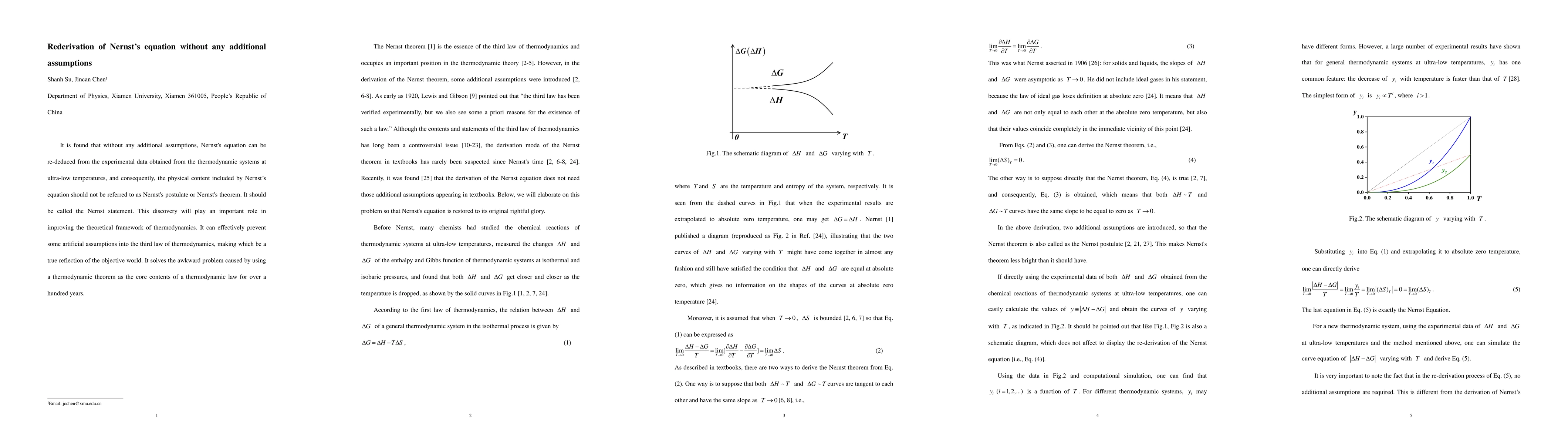 Thumbnail for Rederivation of Nernst's equation without any additional assumptions