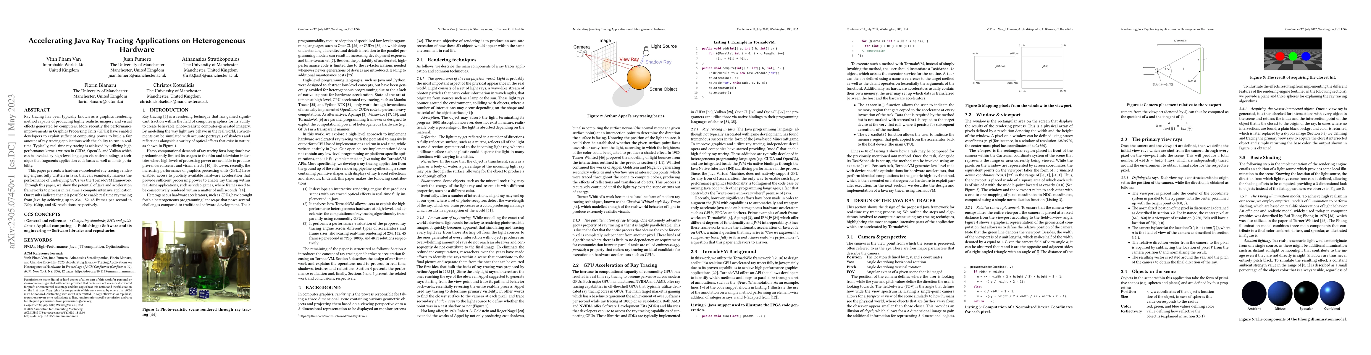 Thumbnail for Accelerating Java Ray Tracing Applications on Heterogeneous Hardware