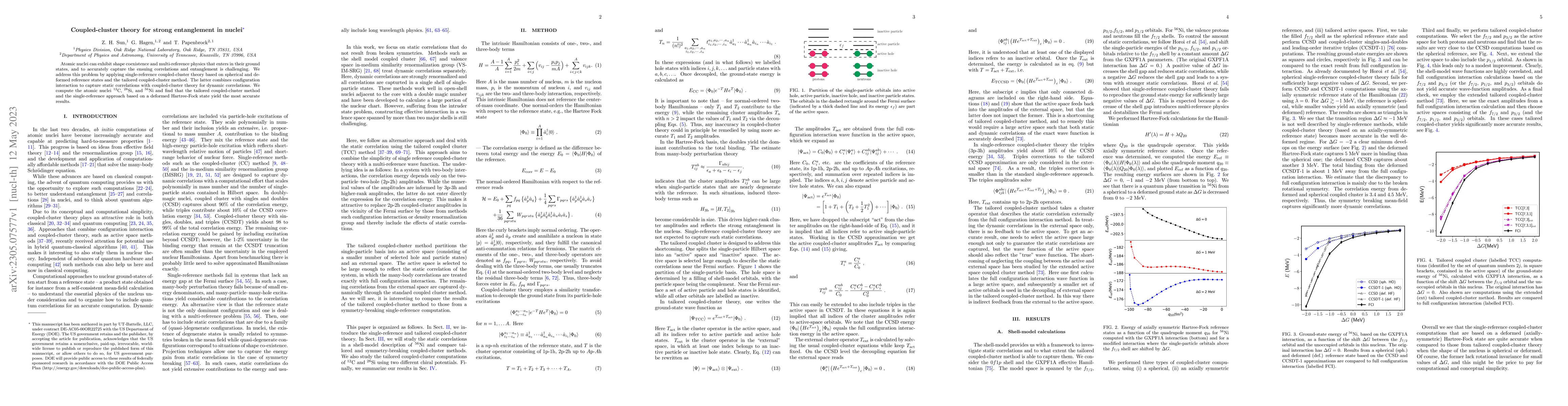 Thumbnail for Coupled-cluster theory for strong entanglement in nuclei
