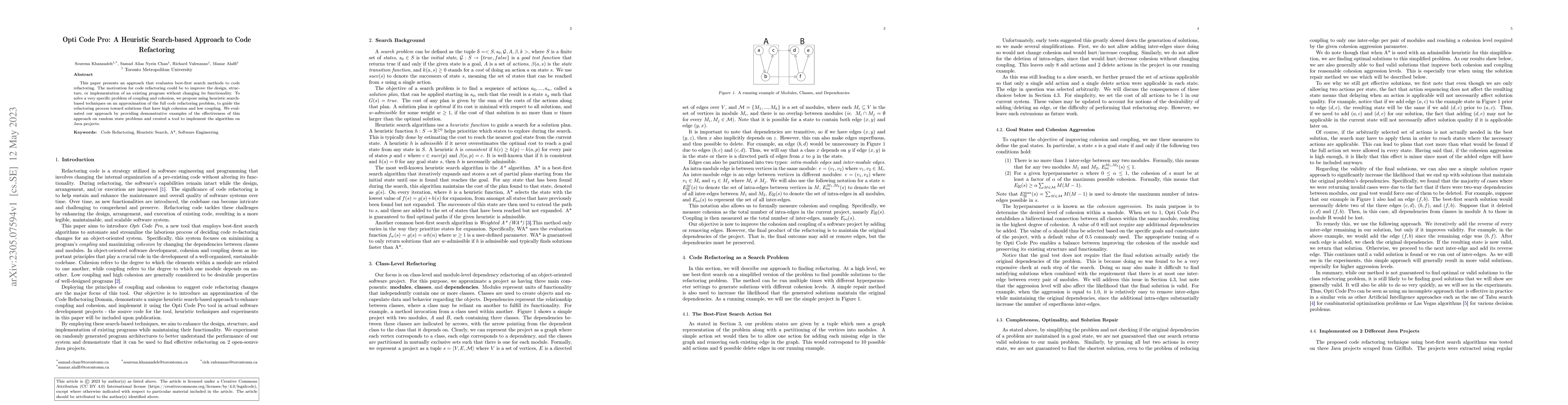 Thumbnail for Opti Code Pro: A Heuristic Search-based Approach to Code Refactoring