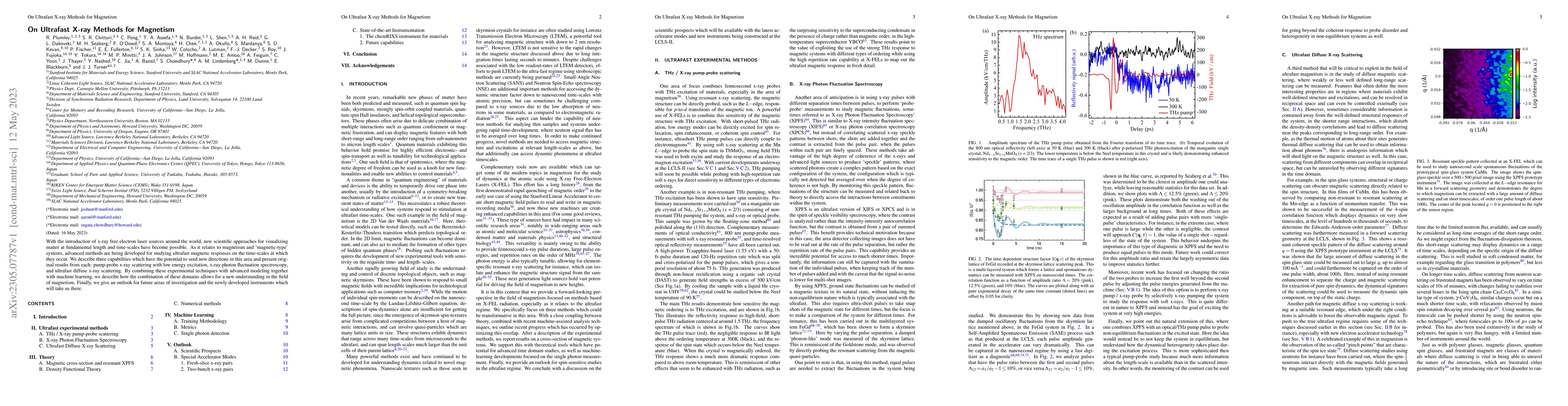 Thumbnail for On Ultrafast X-ray Methods for Magnetism