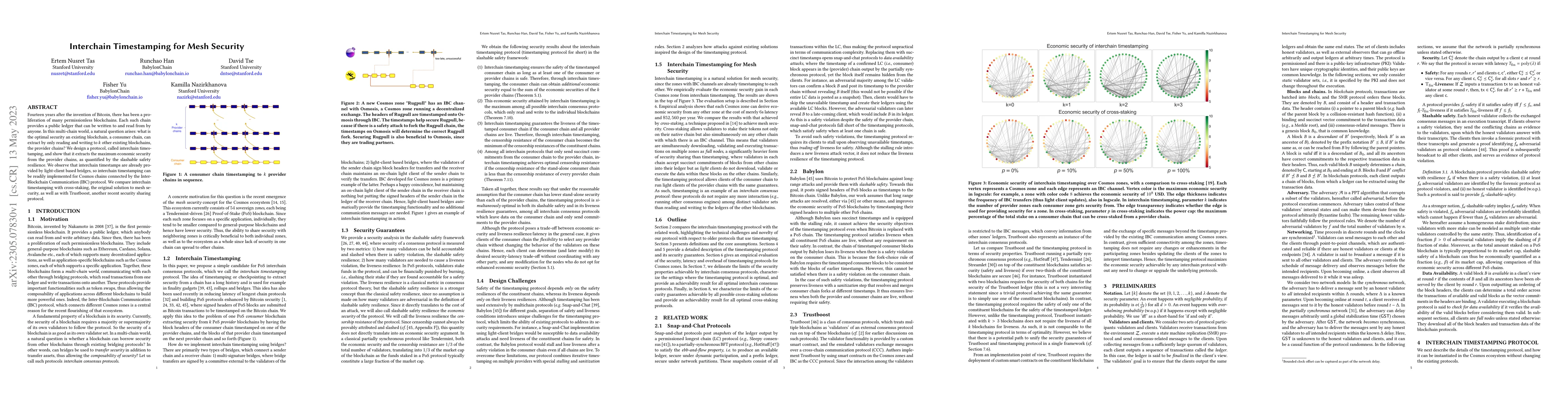 Thumbnail for Interchain Timestamping for Mesh Security