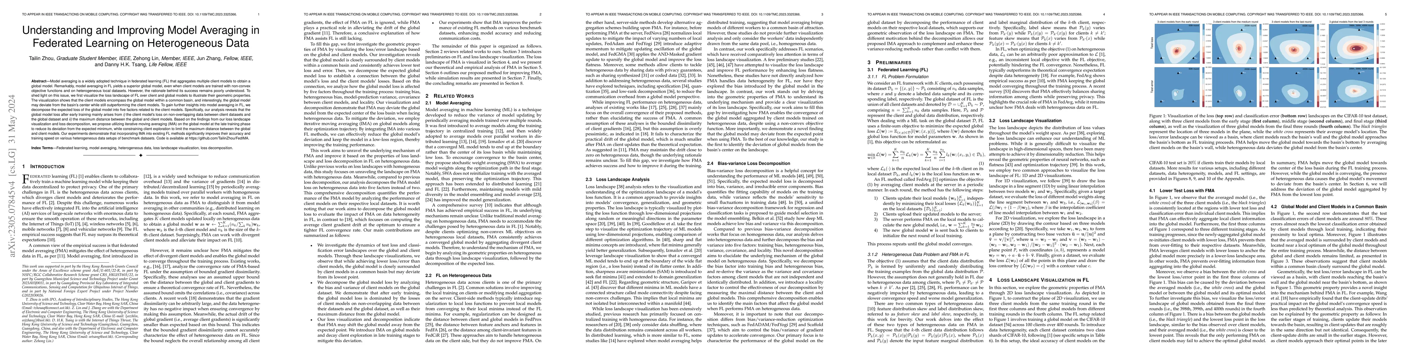 Thumbnail for Understanding and Improving Model Averaging in Federated Learning on
  Heterogeneous Data