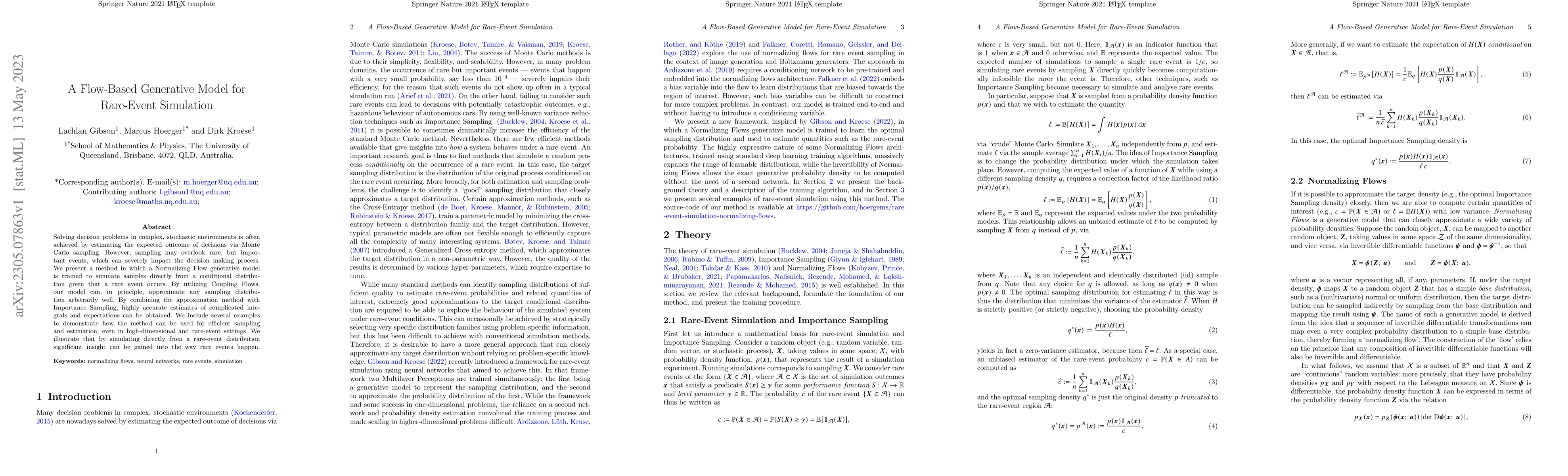Thumbnail for A Flow-Based Generative Model for Rare-Event Simulation