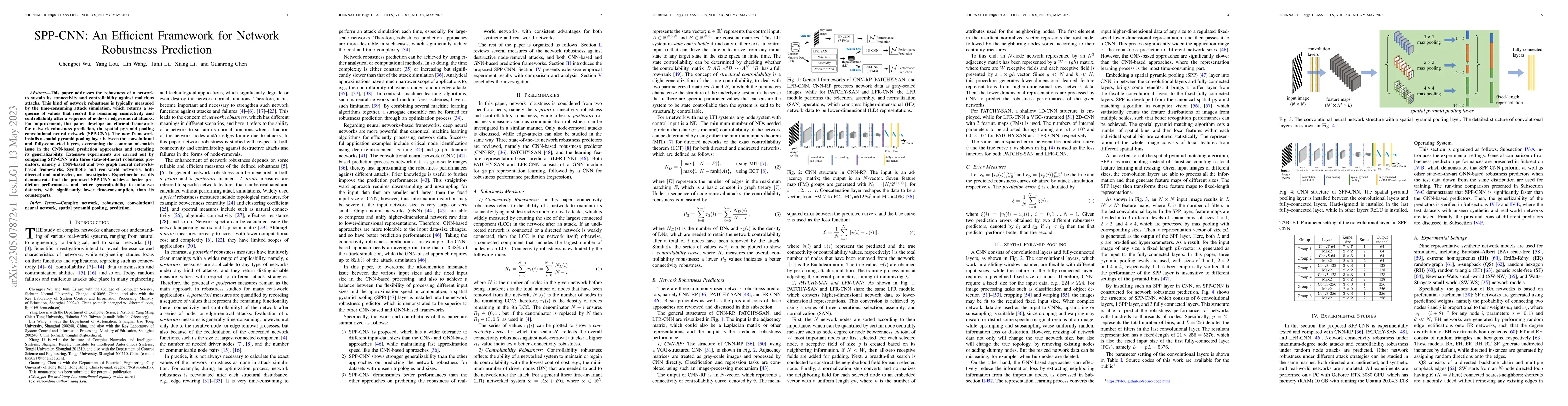 Thumbnail for SPP-CNN: An Efficient Framework for Network Robustness Prediction