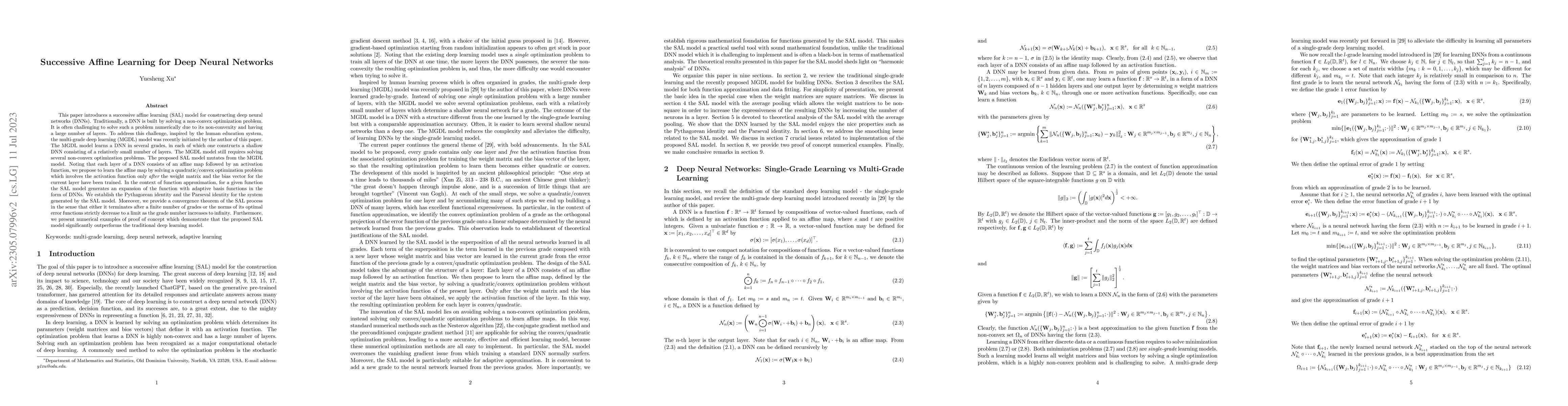 Thumbnail for Successive Affine Learning for Deep Neural Networks