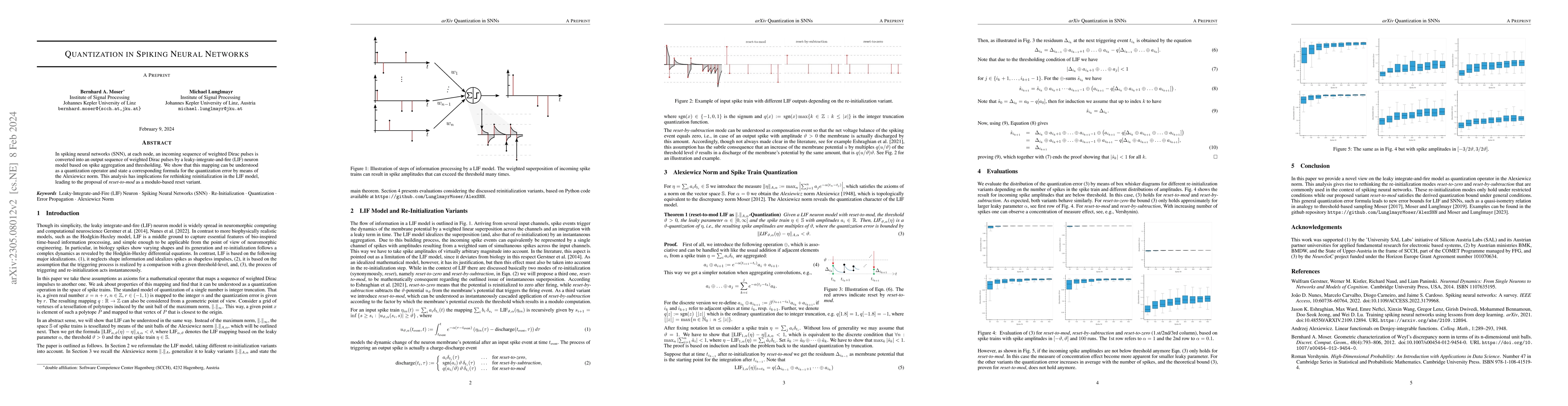 Thumbnail for Quantization in Spiking Neural Networks