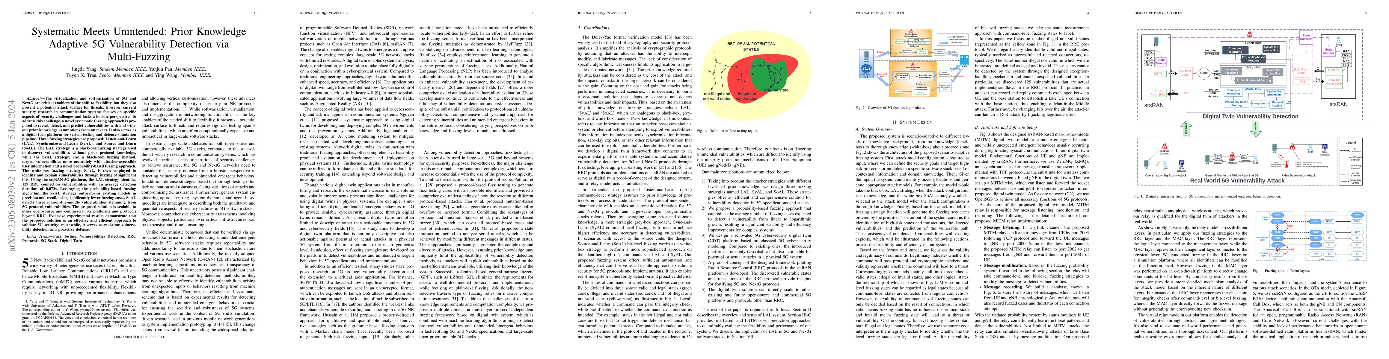 Thumbnail for Systematic Meets Unintended: Prior Knowledge Adaptive 5G Vulnerability
  Detection via Multi-Fuzzing