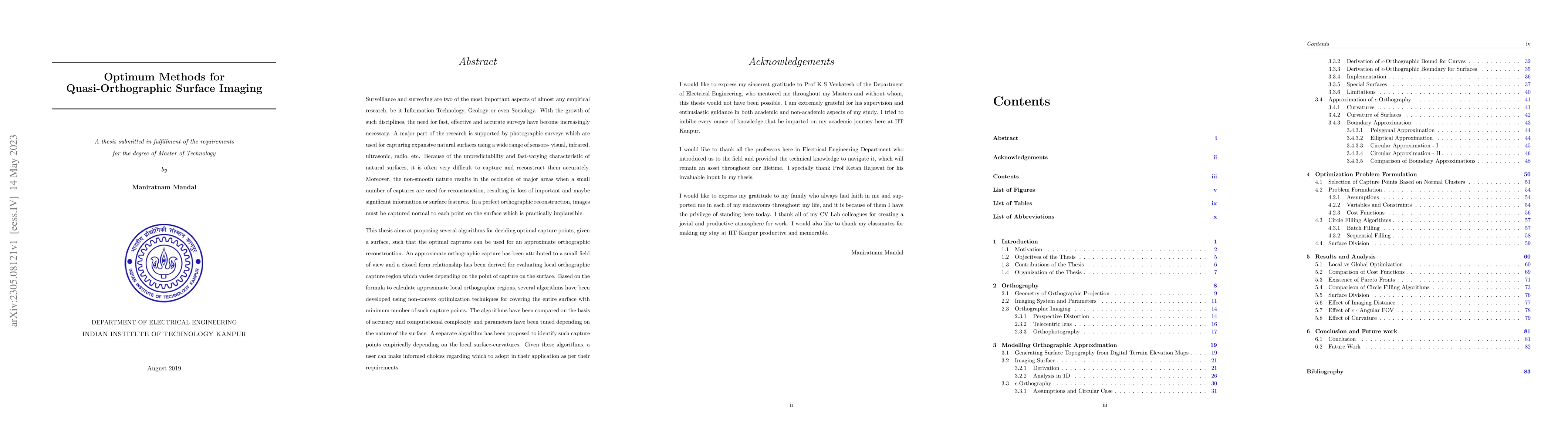 Thumbnail for Optimum Methods for Quasi-Orthographic Surface Imaging