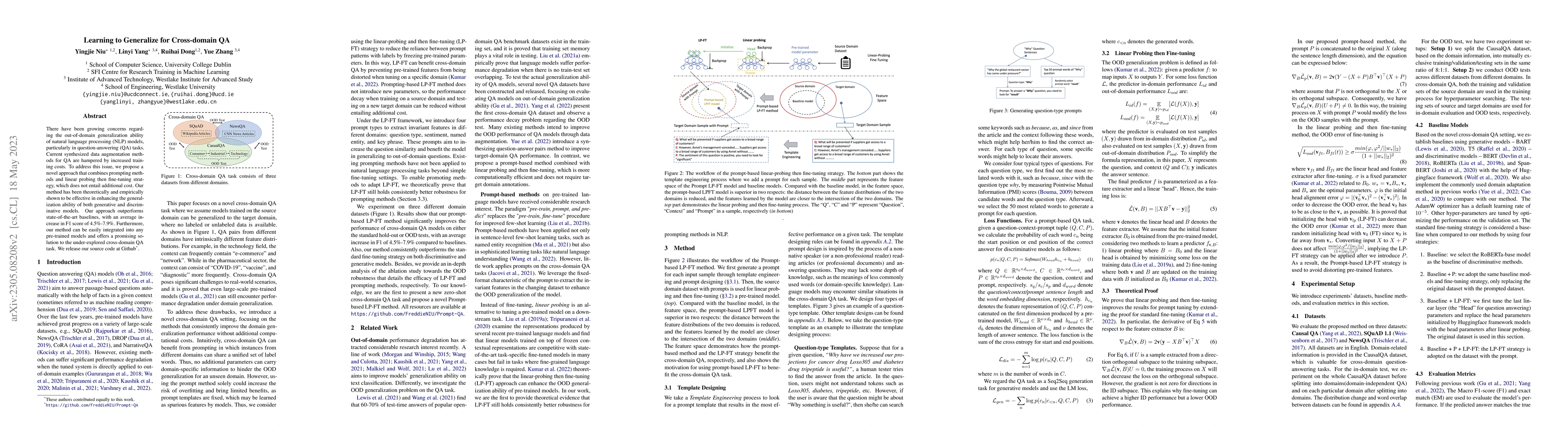 Thumbnail for Learning to Generalize for Cross-domain QA