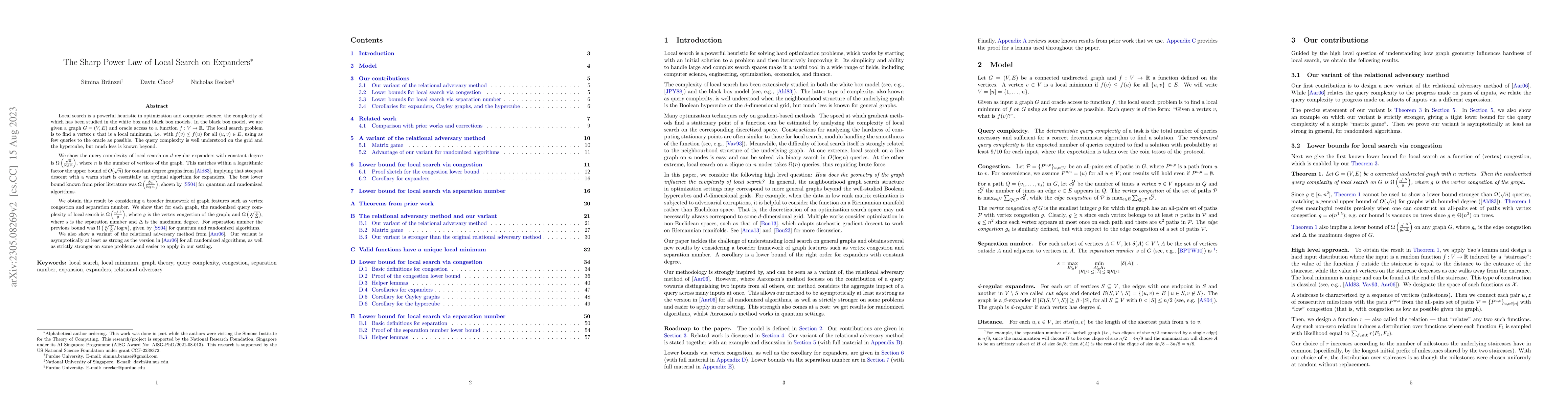 Thumbnail for The Sharp Power Law of Local Search on Expanders
