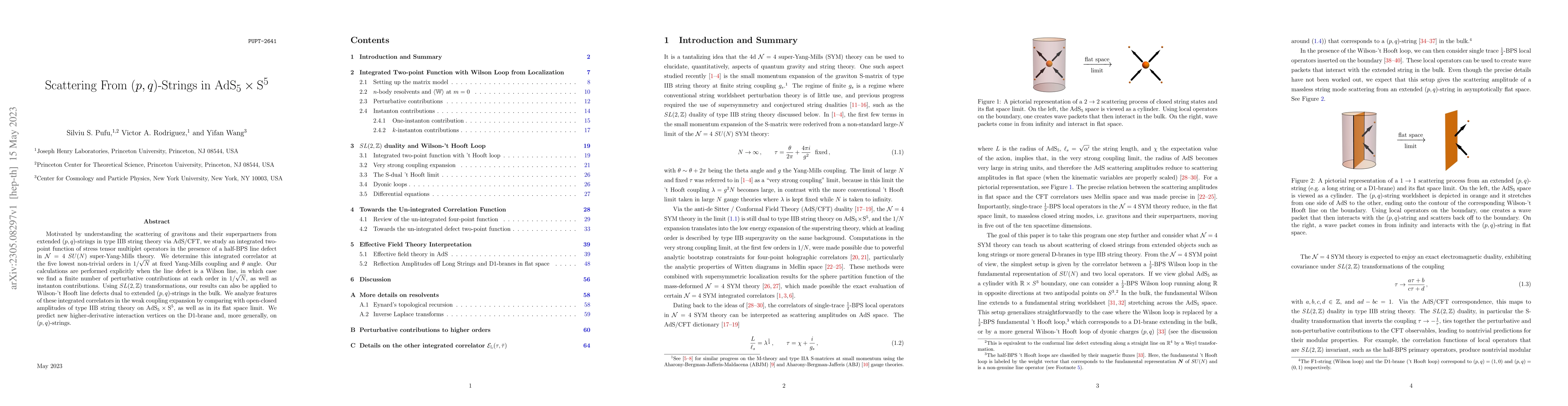 Thumbnail for Scattering From $(p,q)$-Strings in $\text{AdS}_5 \times \text{S}^5$