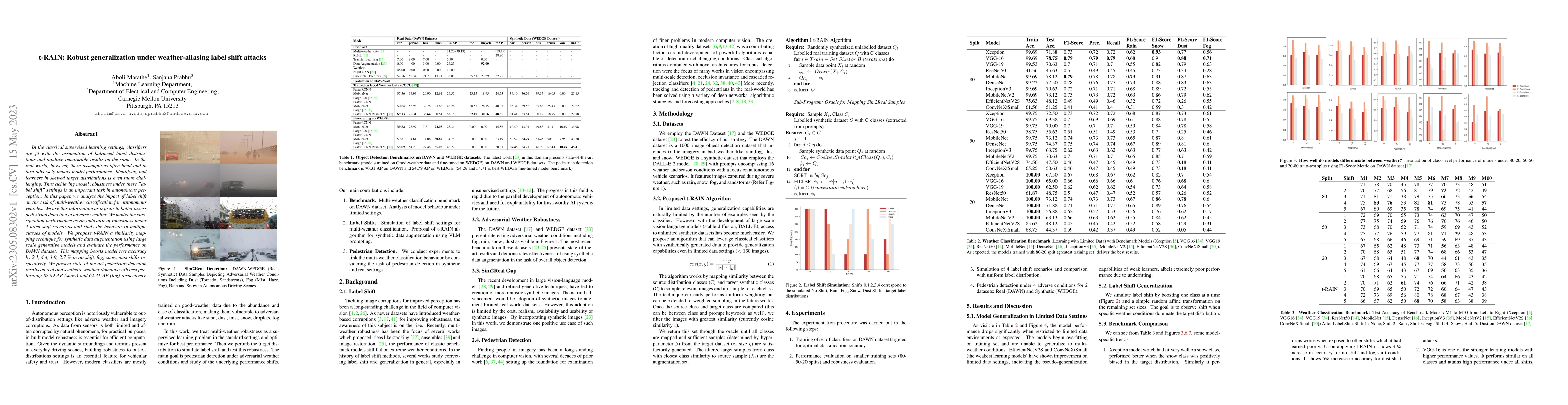 Thumbnail for t-RAIN: Robust generalization under weather-aliasing label shift attacks