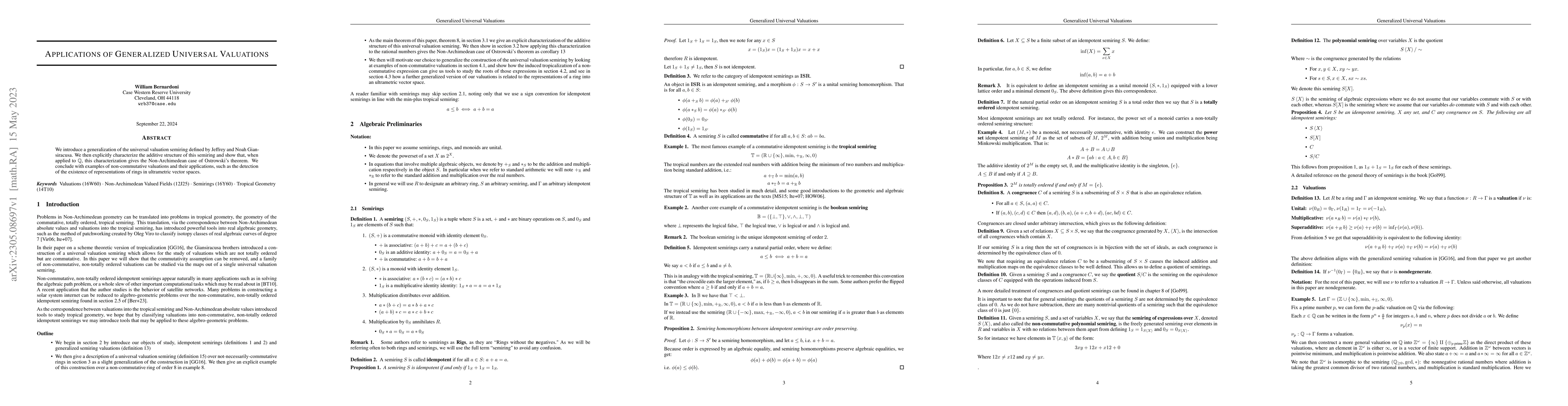 Thumbnail for Applications of Generalized Universal Valuations