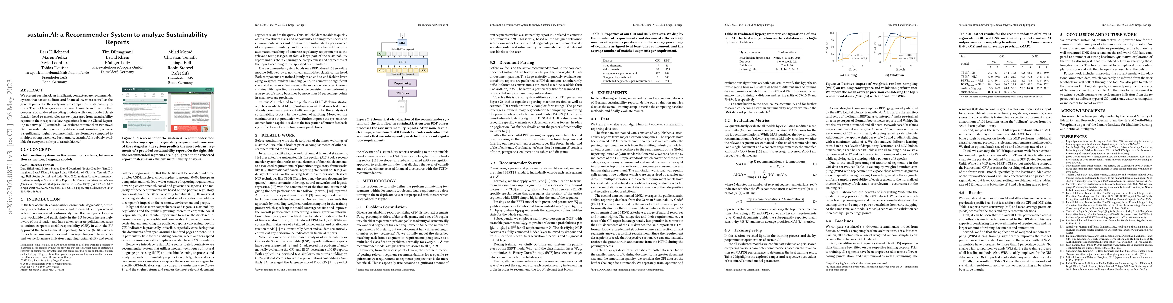 Thumbnail for sustain.AI: a Recommender System to analyze Sustainability Reports