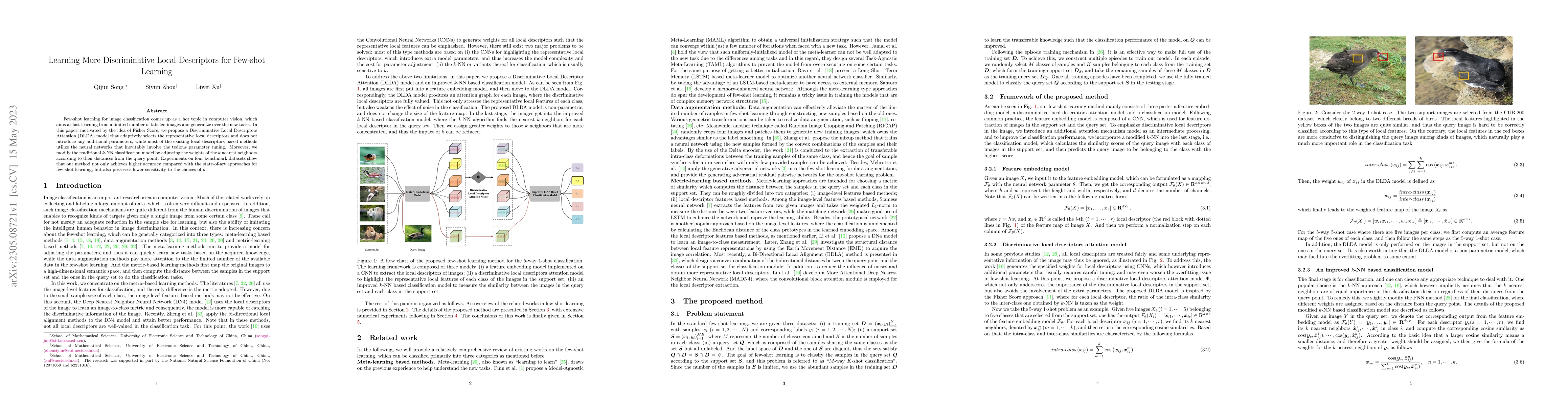 Thumbnail for Learning More Discriminative Local Descriptors for Few-shot Learning