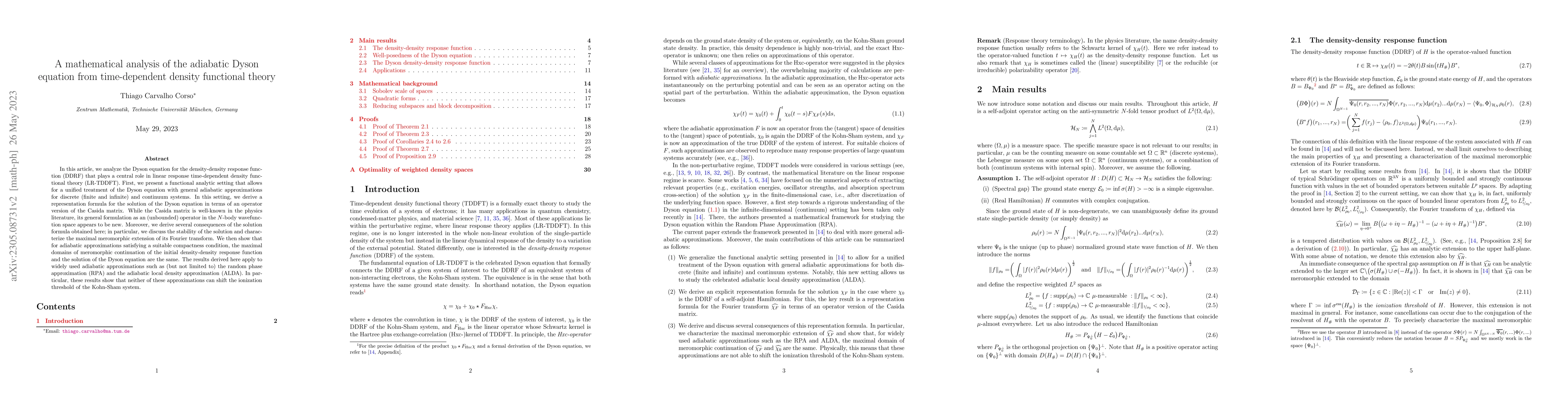 Thumbnail for A mathematical analysis of the adiabatic Dyson equation from
  time-dependent density functional theory