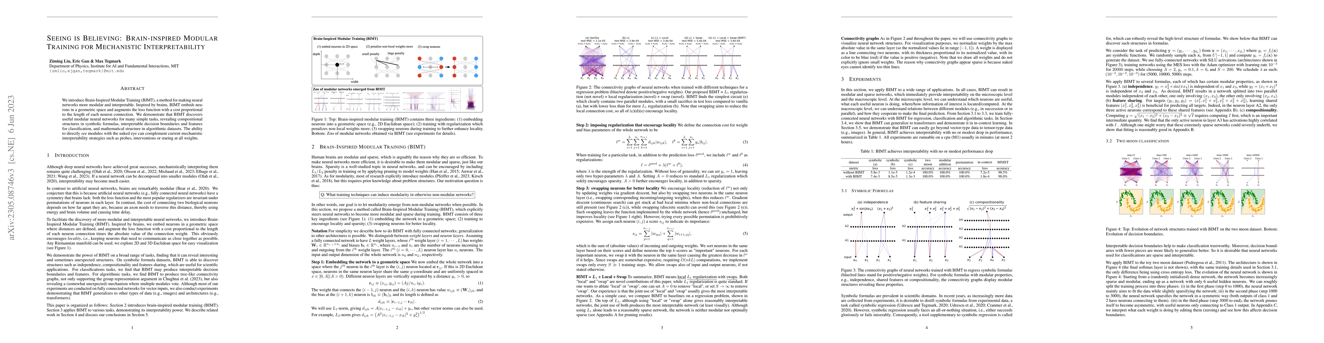 Thumbnail for Seeing is Believing: Brain-Inspired Modular Training for Mechanistic
  Interpretability
