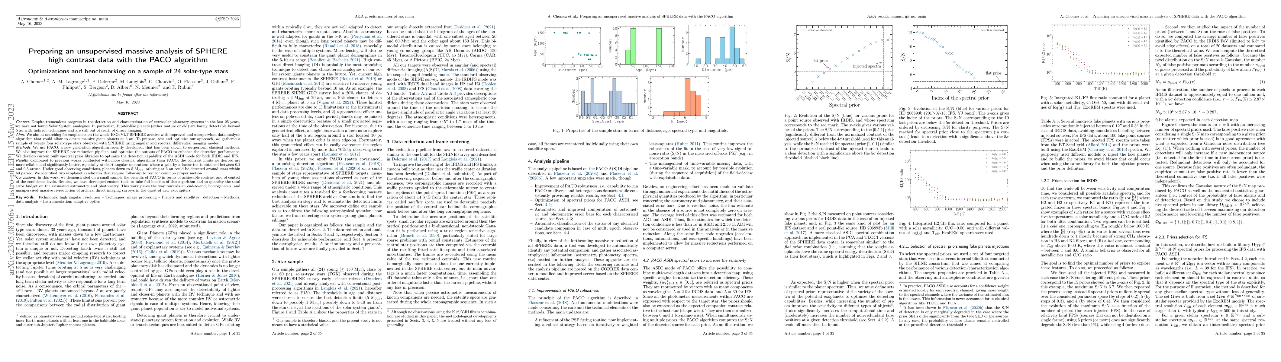 Thumbnail for Preparing an unsupervised massive analysis of SPHERE high contrast data
  with the PACO algorithm