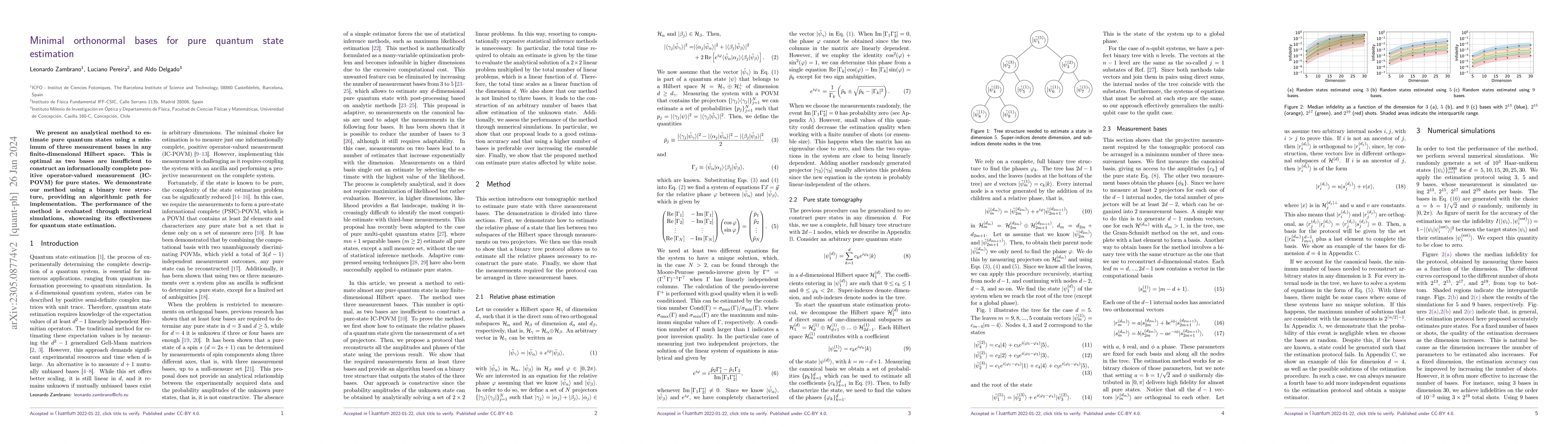 Thumbnail for Minimal orthonormal bases for pure quantum state estimation