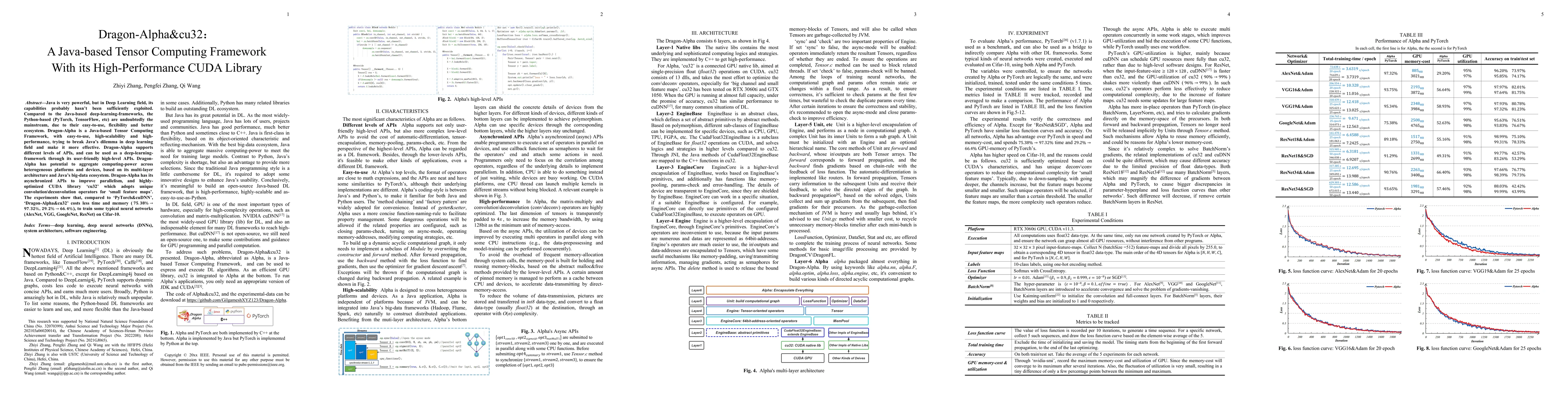 Thumbnail for Dragon-Alpha&cu32: A Java-based Tensor Computing Framework With its
  High-Performance CUDA Library